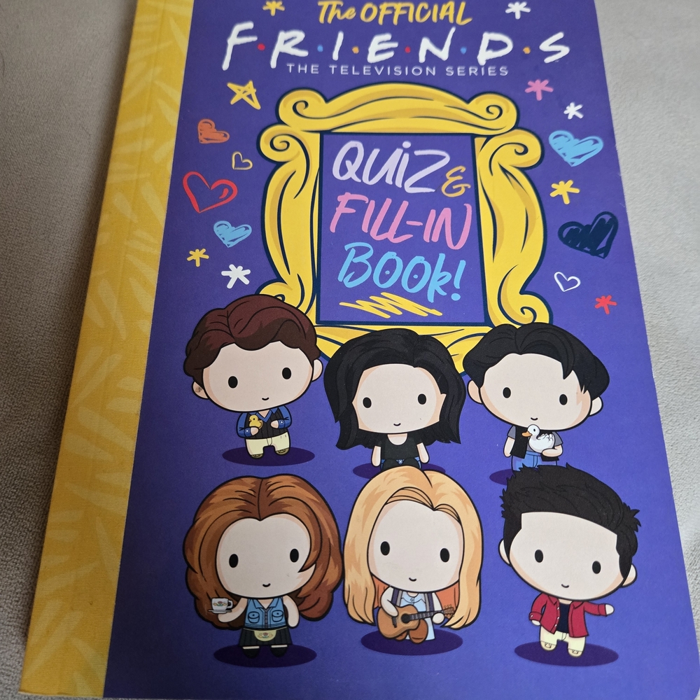 Free With Purchase (Over 25)  Friends Quiz & Fill-In Book